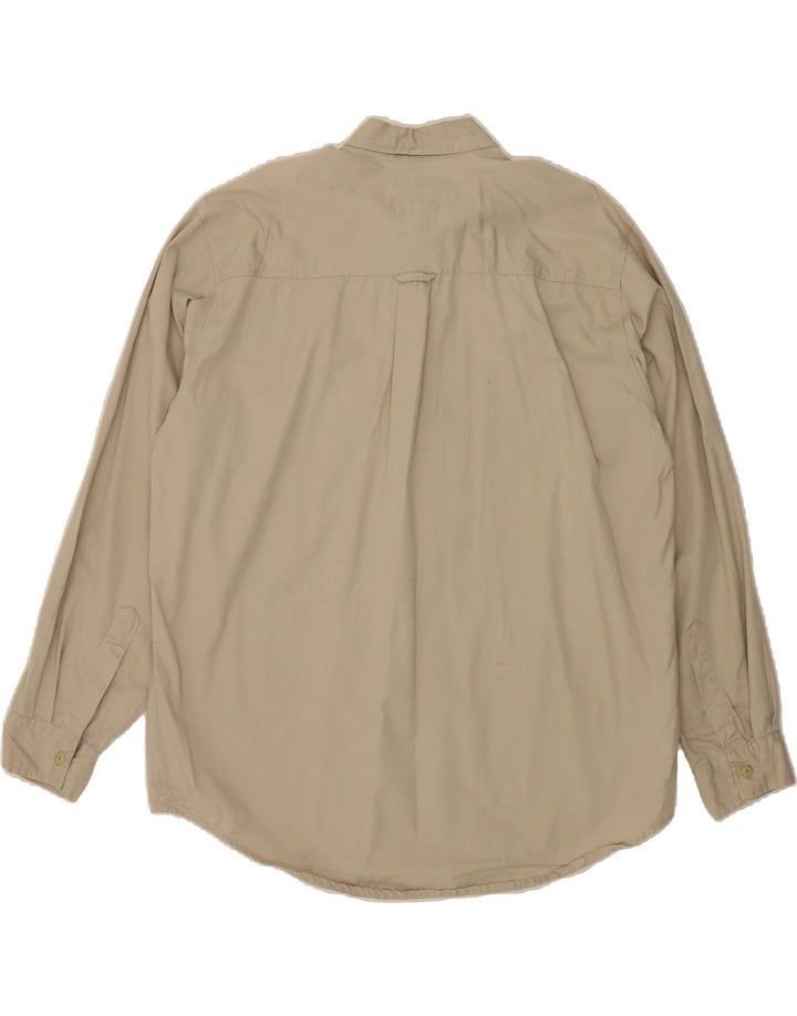 LEVI'S Mens Shirt Large Beige Cotton Vintage Levi's and Second-Hand Levi's from Messina Hembry 