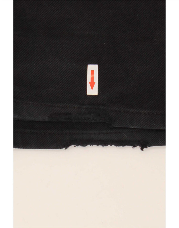 Lee Mens Straight Jeans W38 L34 Μαύρο βαμβακερό