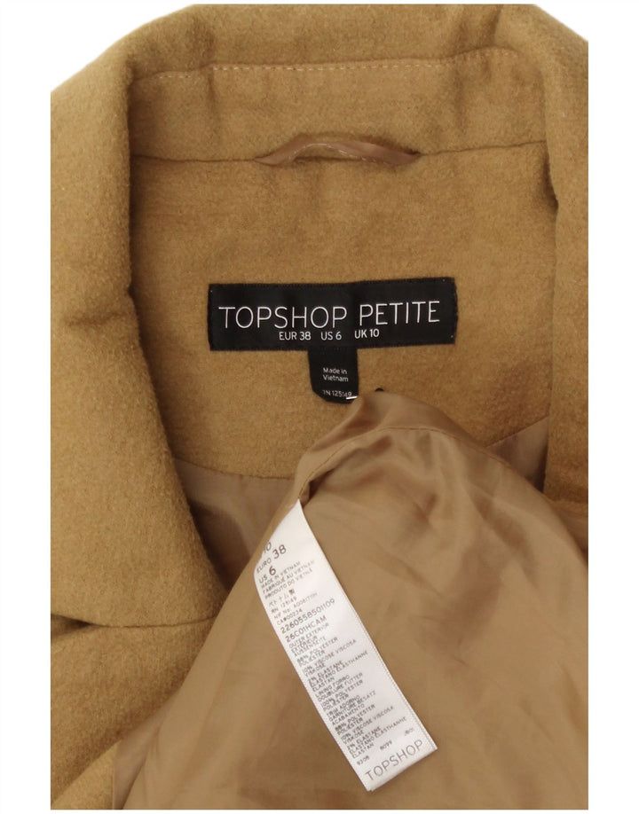 Topshop Γυναικείο Πανωφόρι UK 10 Small Yellow Polyester