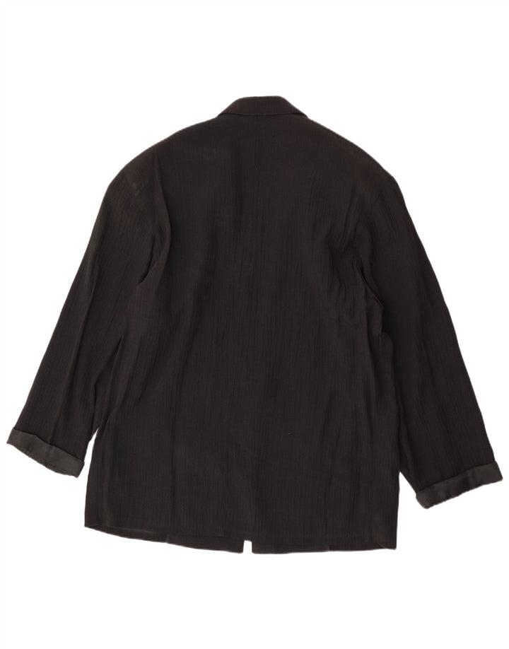 Vintage Ανδρικό σακάκι με 1 κουμπί UK 40 Large Black