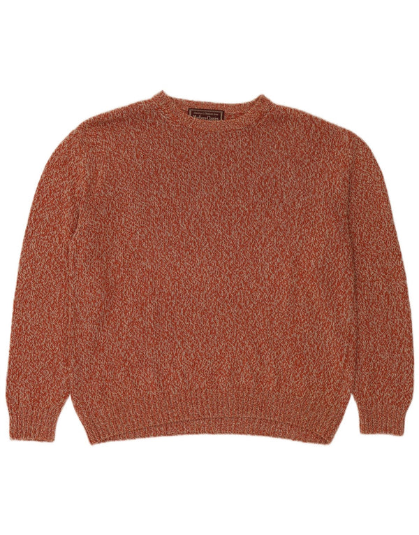 Ανδρικό πουλόβερ Marlboro Classics Crew Neck Jumper XL Πορτοκαλί λινό