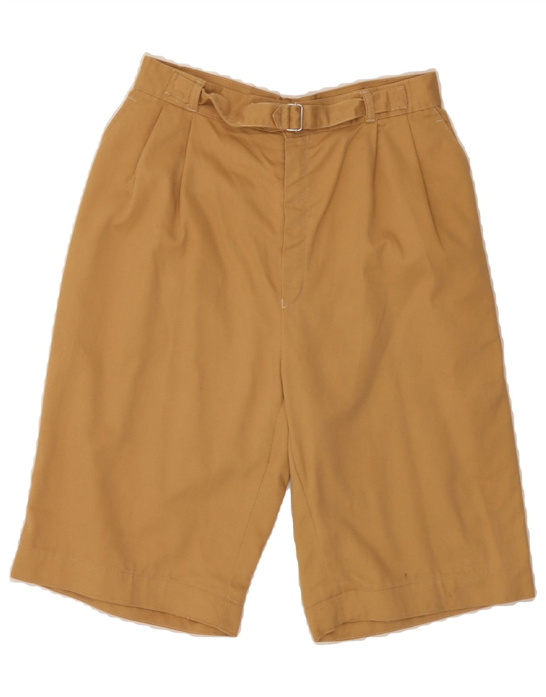CLARK Womens Pegged Chino Shorts W26 Small Brown Cotton Vintage CLARK and Second-Hand CLARK from Messina Hembry 