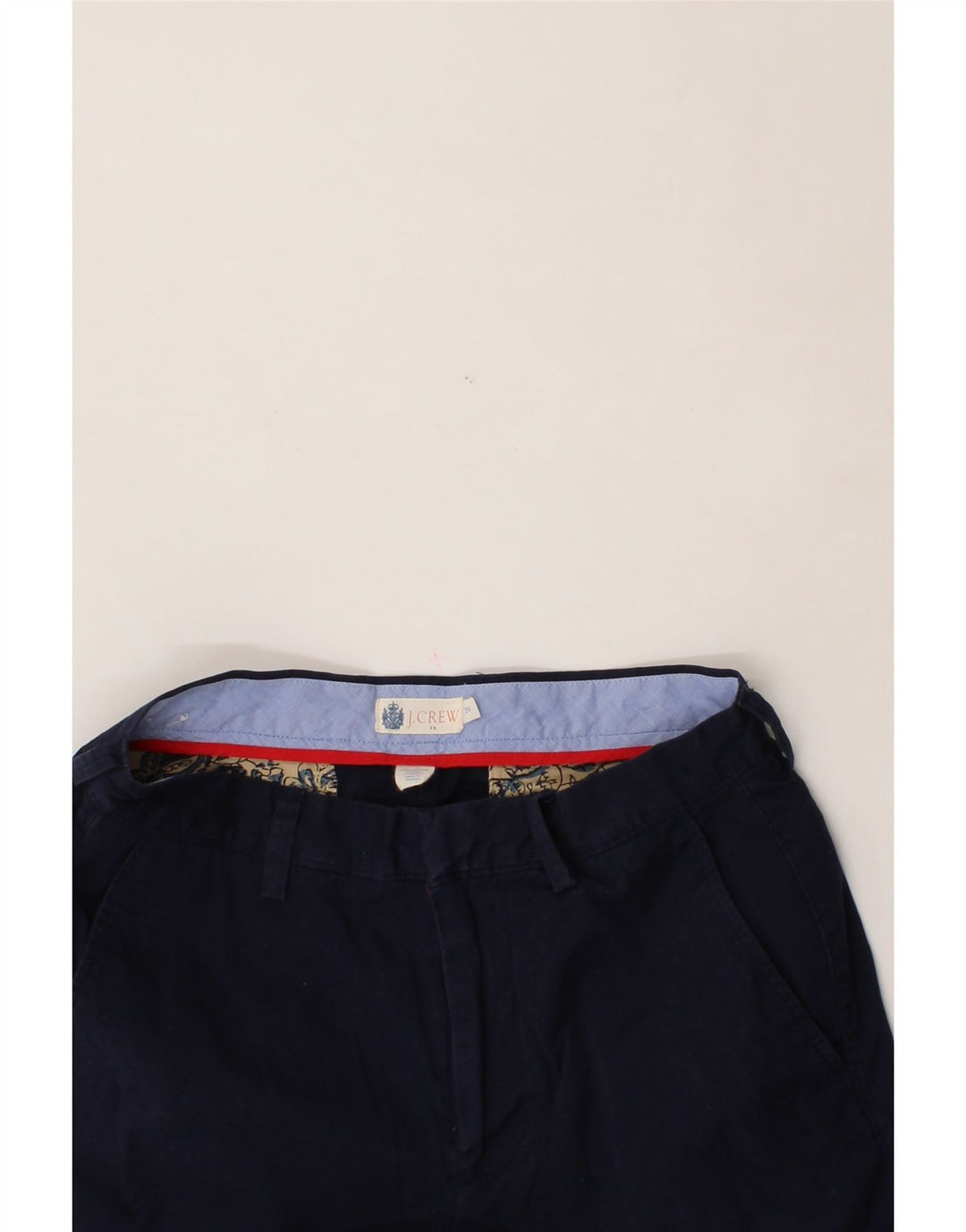 J. CREW Womens Chino Shorts W29 Medium  Navy Blue Cotton Vintage J. Crew and Second-Hand J. Crew from Messina Hembry 
