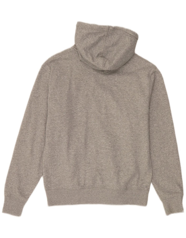 Champion Womens Regular Fit Hoodie Jumper UK 14 Medium Grey Cotton