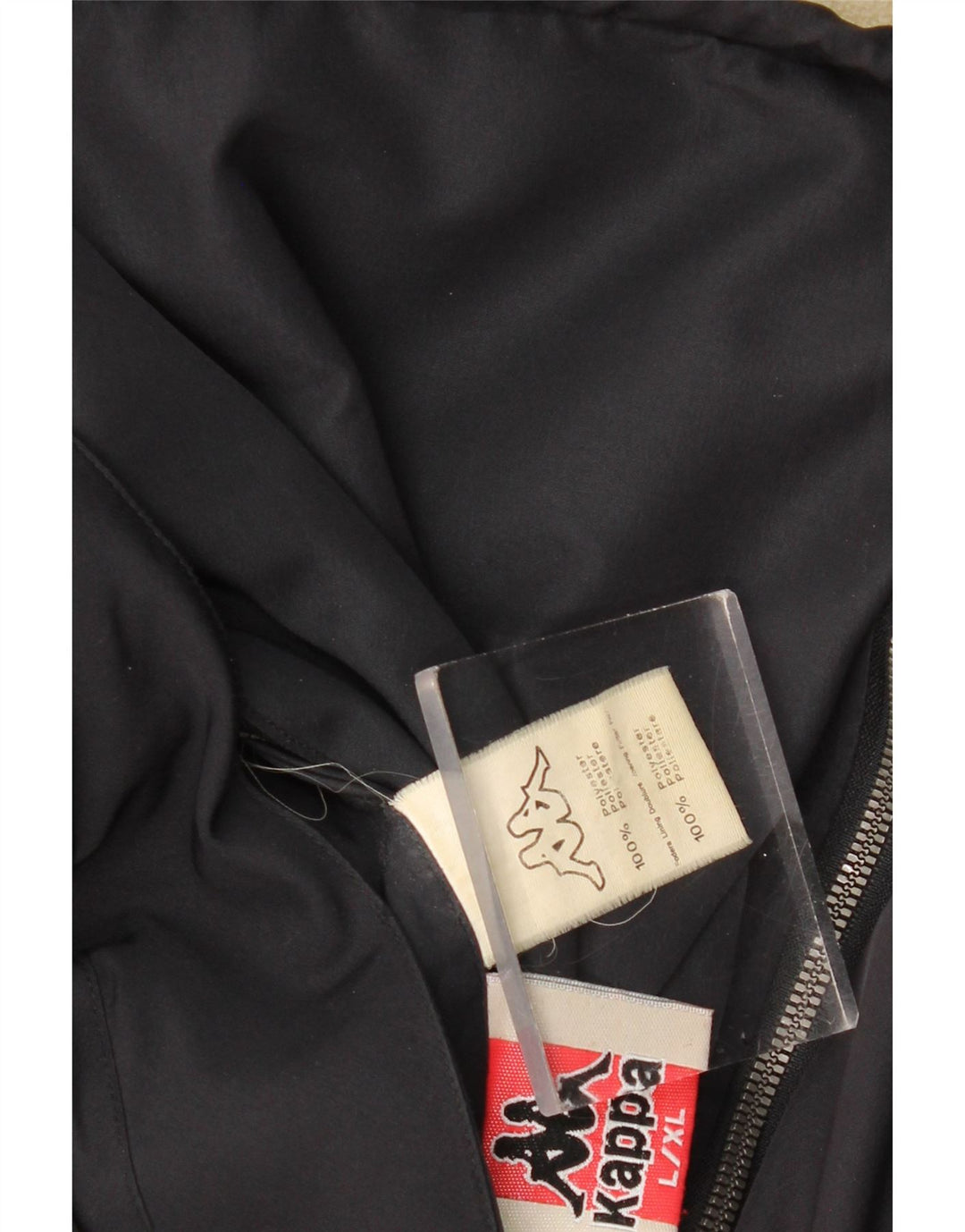 KAPPA Ανδρικό αναστρέψιμο μπουφάν UK 40 Large Navy Blue Polyester