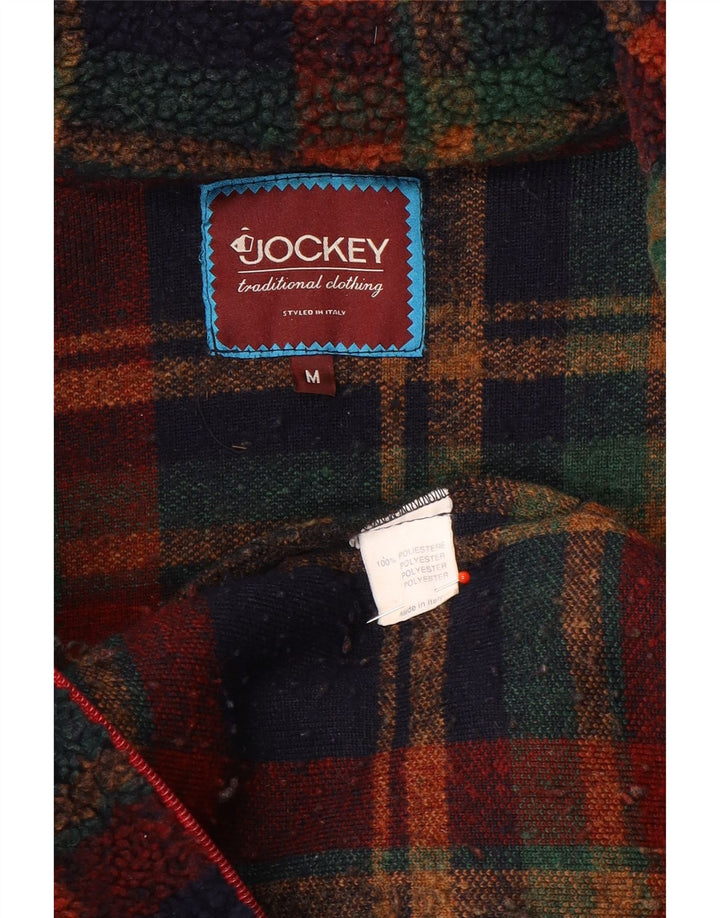 Jockey Ανδρικό μπουφάν με κουκούλα Fleece UK 38 μεσαίο πολύχρωμο καρό πολυεστέρα