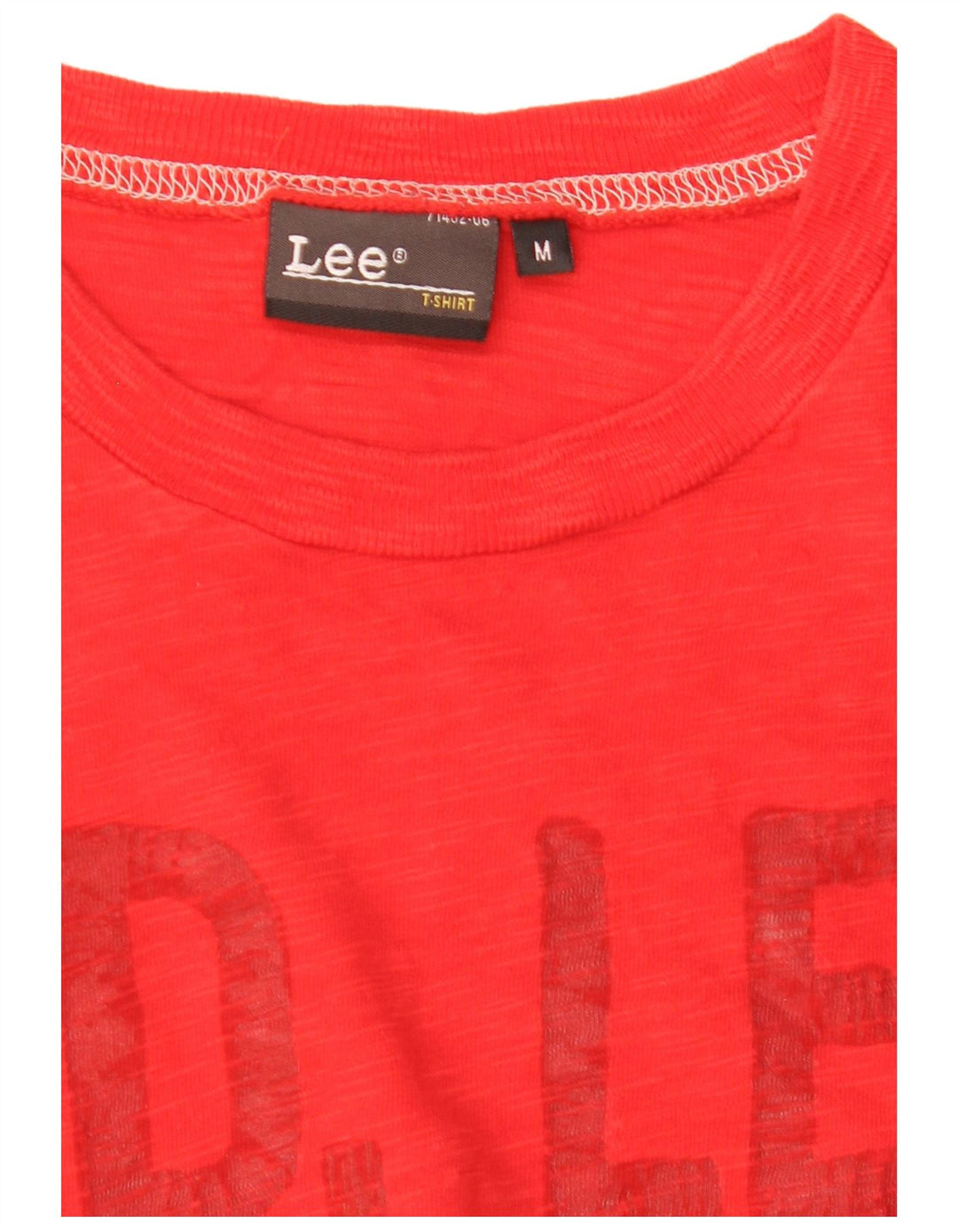 Ανδρικό γραφικό T-Shirt LEE Top Medium Red
