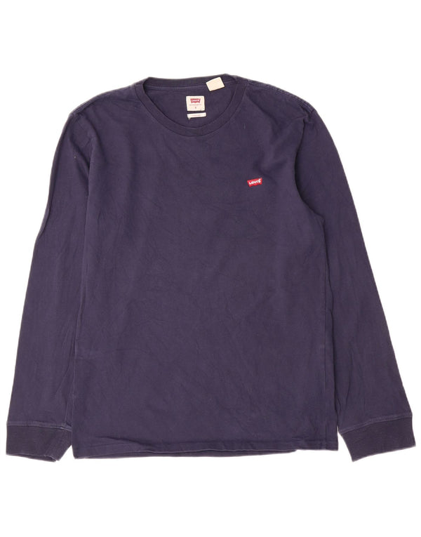 Ανδρικό τοπ Levi's Standard Fit Μακρυμάνικο Μικρό Navy Blue βαμβακερό