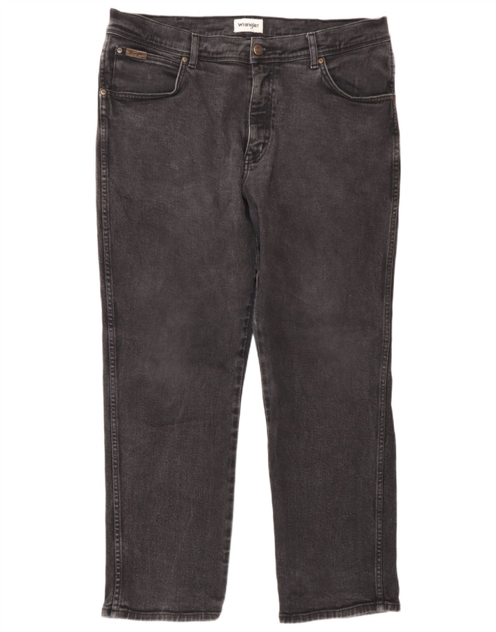 Ανδρικό τζιν Texas Straight Wrangler W40 L30 Γκρι βαμβακερό