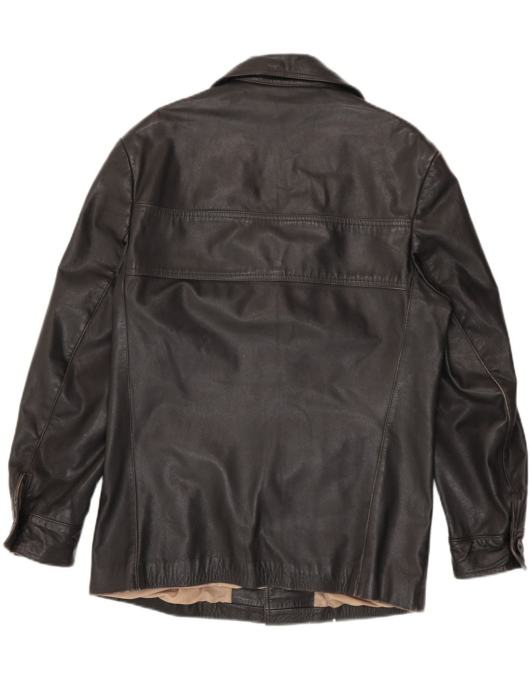 Vintage Ανδρικό Δερμάτινο Μπουφάν UK 38 Medium Black Leather
