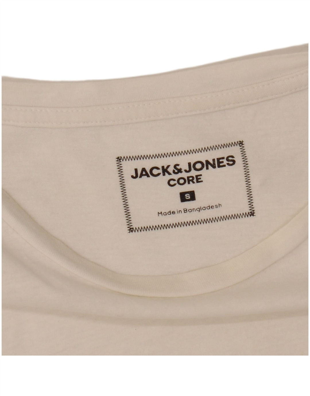 JACK & JONES Ανδρικό γραφικό μπλουζάκι με κορυφαίο τοπ Μικρό λευκό