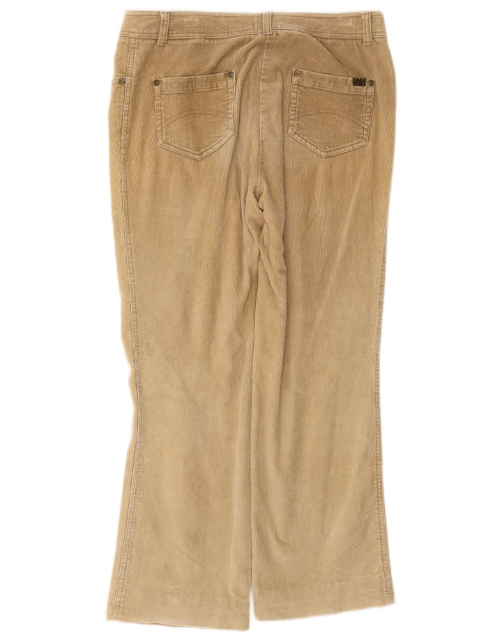 Sergio Tacchini Γυναικείο Κοτλέ παντελόνι IT 42 Medium W32 L26 Beige