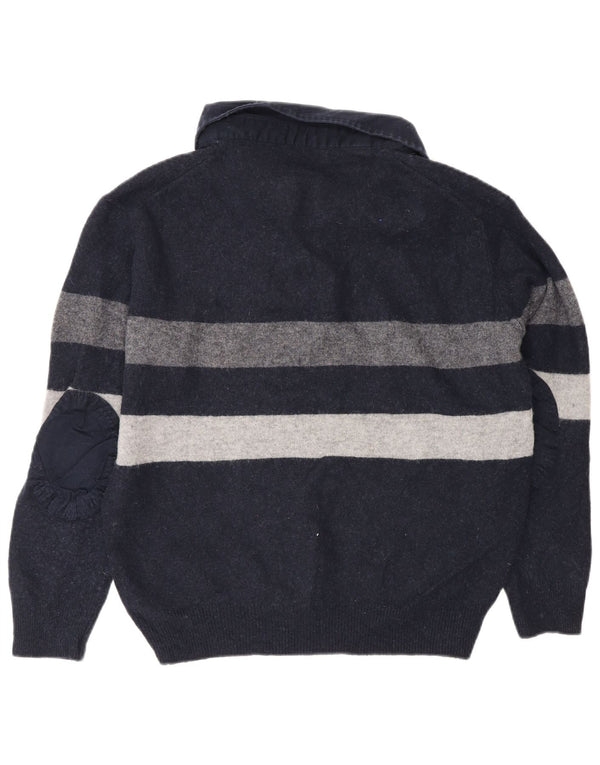 Ανδρικό πουλόβερ Marks & Spencer Blue Harbour Polo Neck Jumper Large Navy