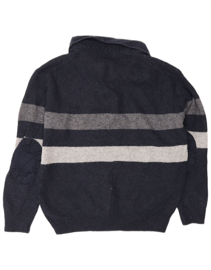 Ανδρικό πουλόβερ Marks & Spencer Blue Harbour Polo Neck Jumper Large Navy