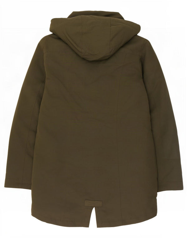 Mountain Warehouse Womens Hooded Oversized Parka Jacket UK 6 XS Khaki