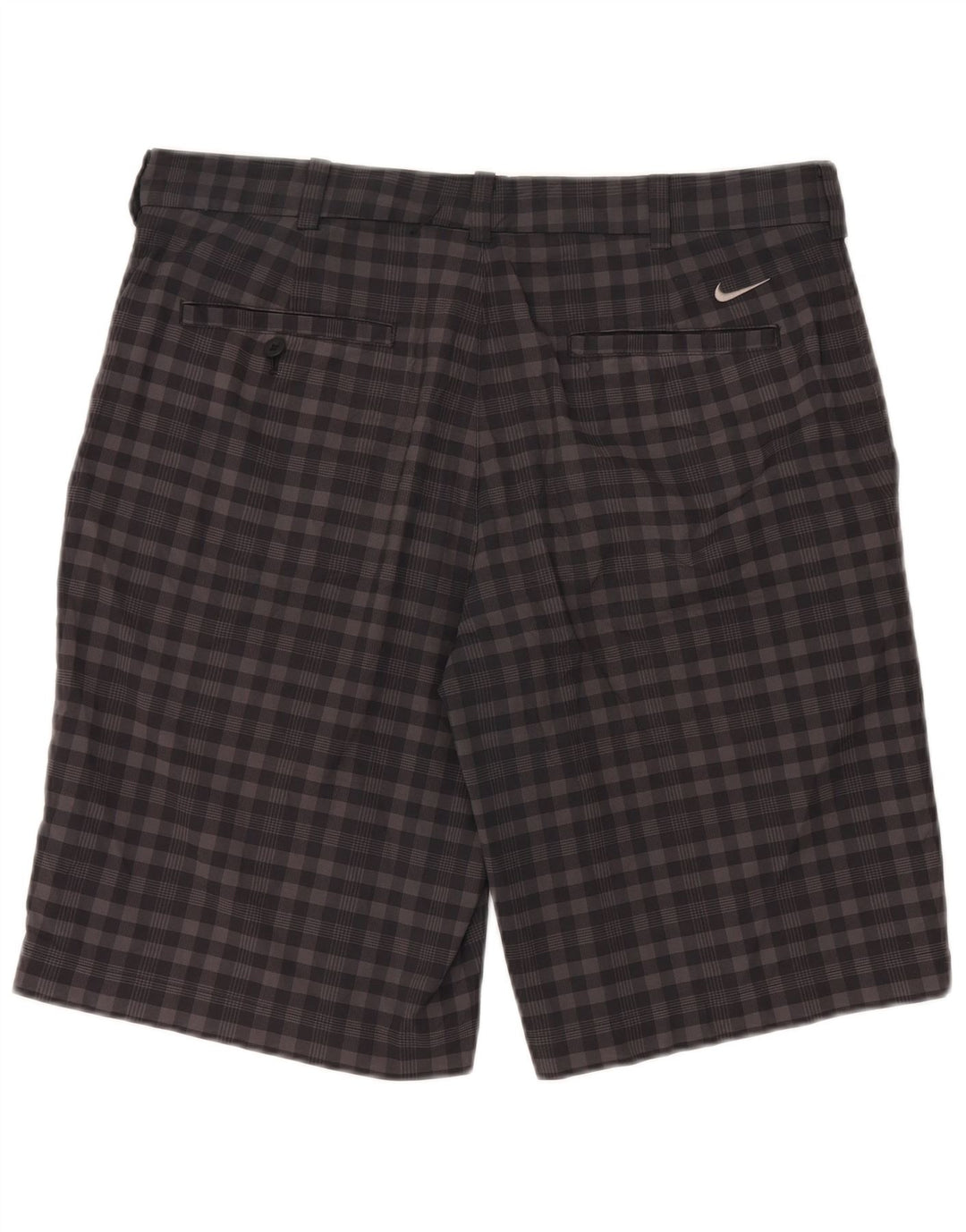 Ανδρικό σορτς chino Nike Dri Fit W34 Large Grey Gingham Polyester