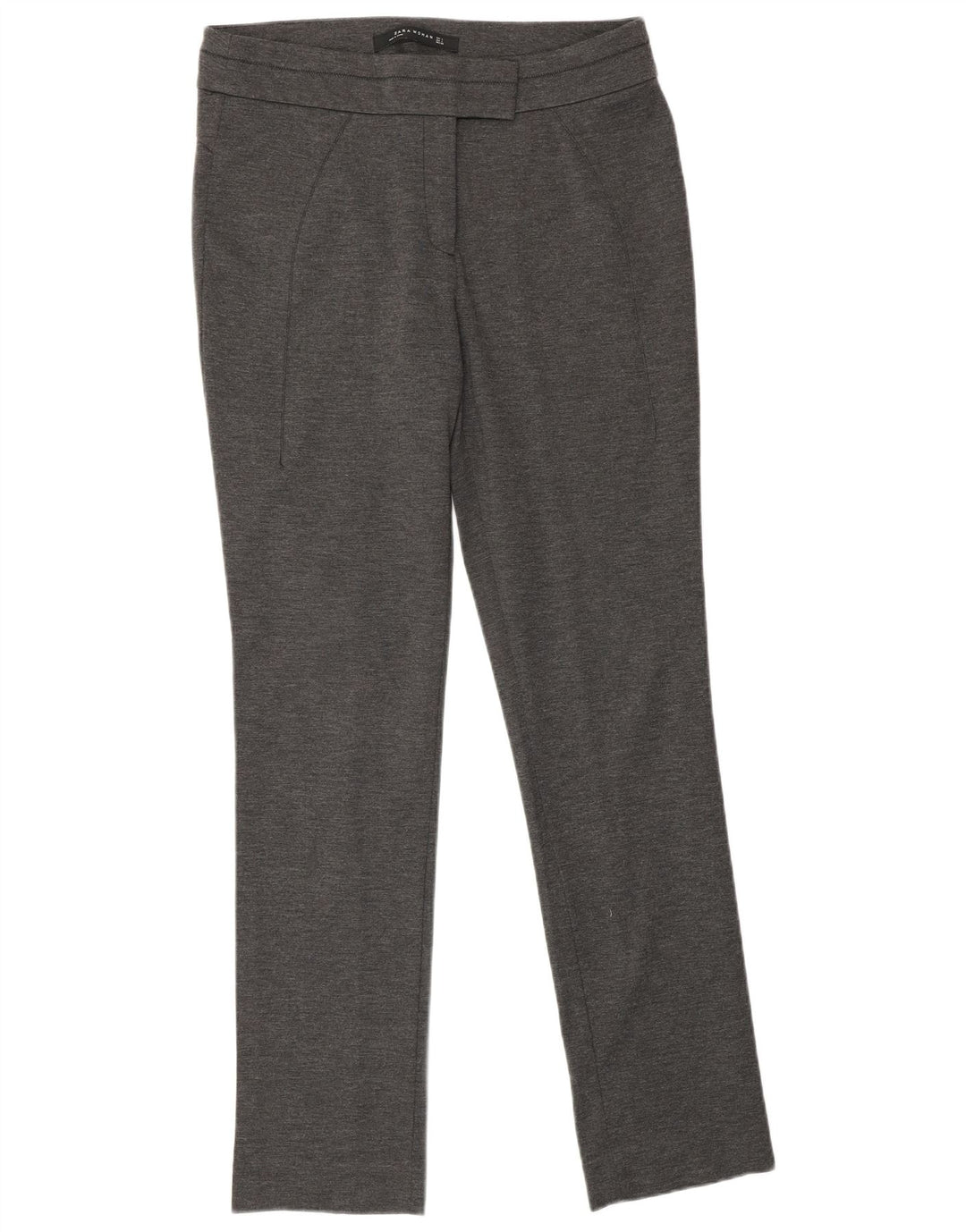 Γυναικείο Slim Suit Παντελόνι Zara Μεγάλο W32 L30 Γκρι φλύκταινα