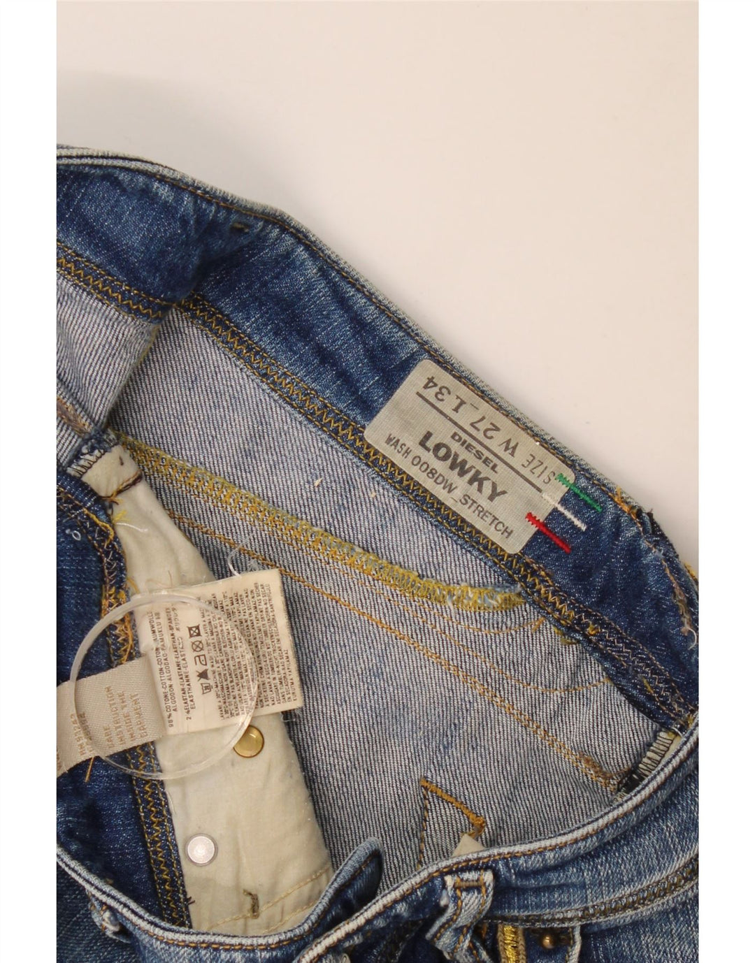 Diesel Γυναικείο Lowky Slim Jeans W27 L29 Μπλε βαμβακερό