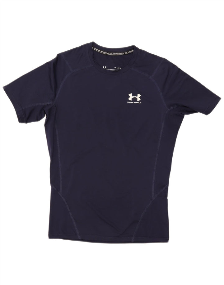 Ανδρικό μπλουζάκι Under Armour Heat Gear Top Medium Navy Blue Synthetic