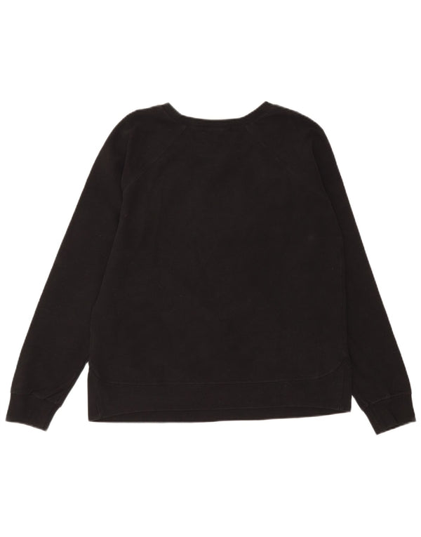 Γυναικείο Φούτερ Converse Graphic Jumper UK 14 Large μαύρο βαμβακερό