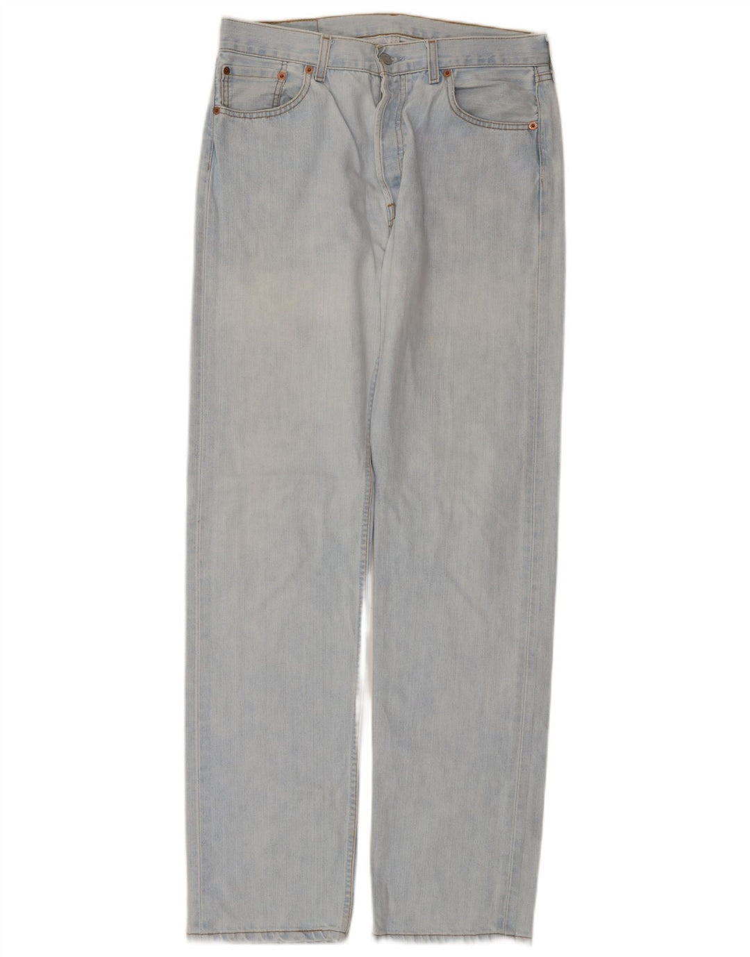 LEVI'S Ανδρικό τζιν 501 ίσιο W34 L36 Μπλε βαμβακερό