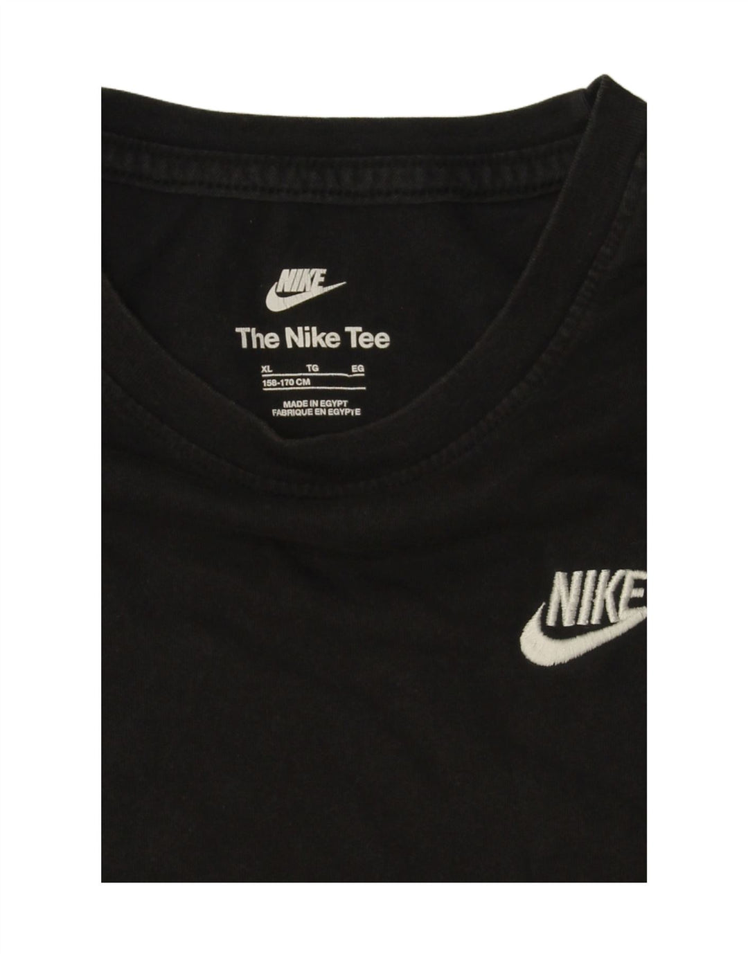 Nike Boys T-Shirt Top 13-14 Years XL Μαύρο