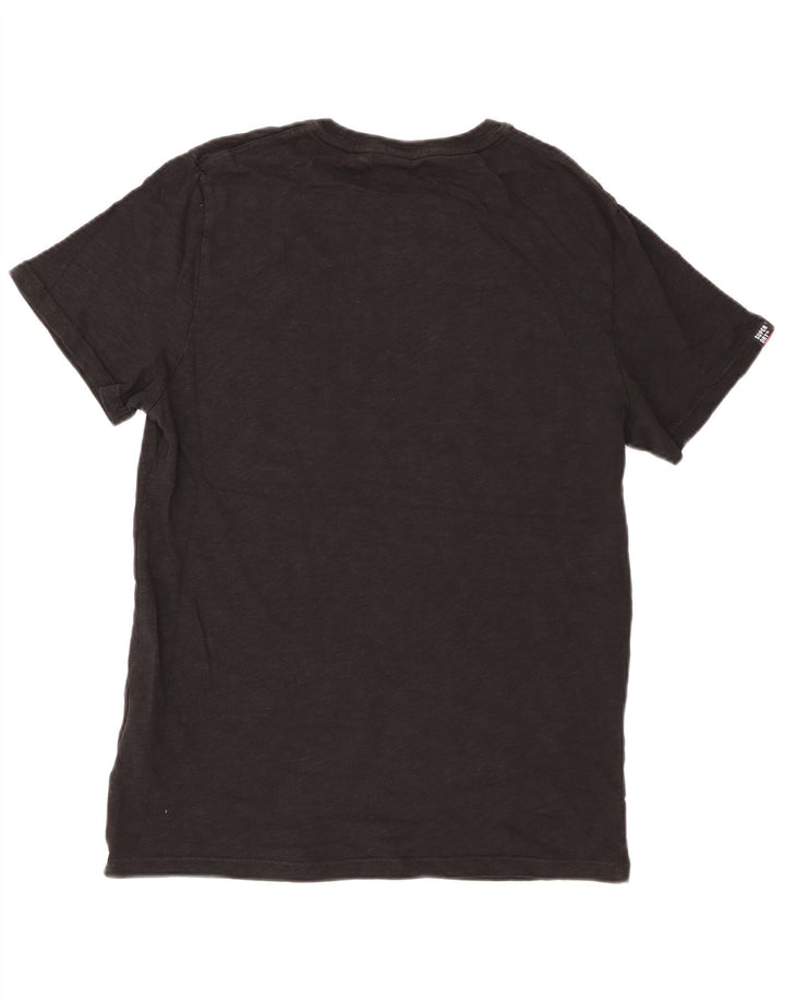 Superdry Ανδρικό T-Shirt Top 2XL Μαύρο βαμβακερό