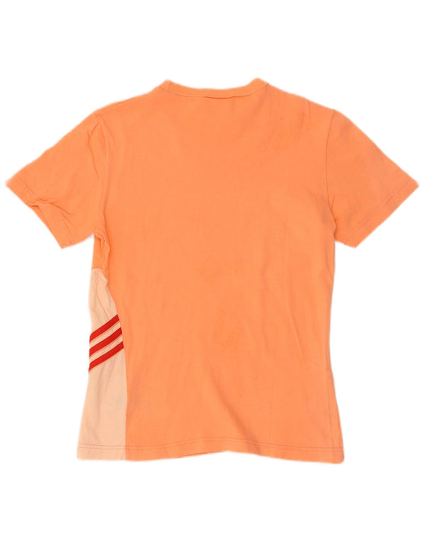 Γυναικείο κοντομάνικο μπλουζάκι Adidas Top 12 μεσαίου πορτοκαλί χρώματος