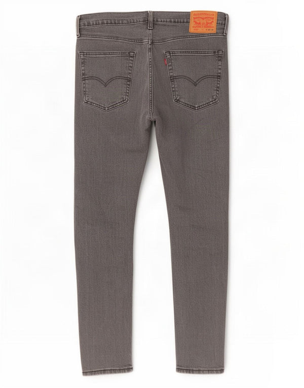Levi's Mens 515 Slim Tapered Jeans W36 L32 Γκρι βαμβακερό
