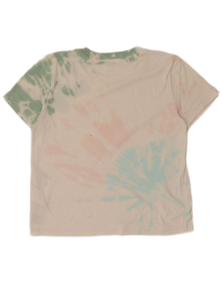 Γυναικείο T-Shirt Levi's Top UK 14 Medium White Tie Dye Cotton