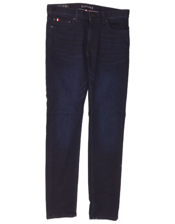 Tommy Hilfiger Mens Bleecker Slim Jeans W32 L32 Navy Blue