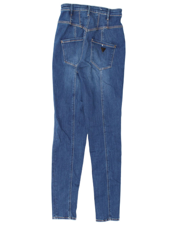 GUESS Γυναικείο Ψηλό Skinny Jeans W24 L28 Blue
