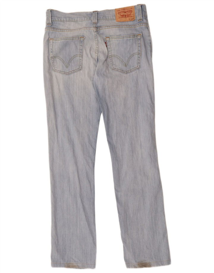 Levi's Womens 511 Slim Jeans W34 L34 Blue Cotton