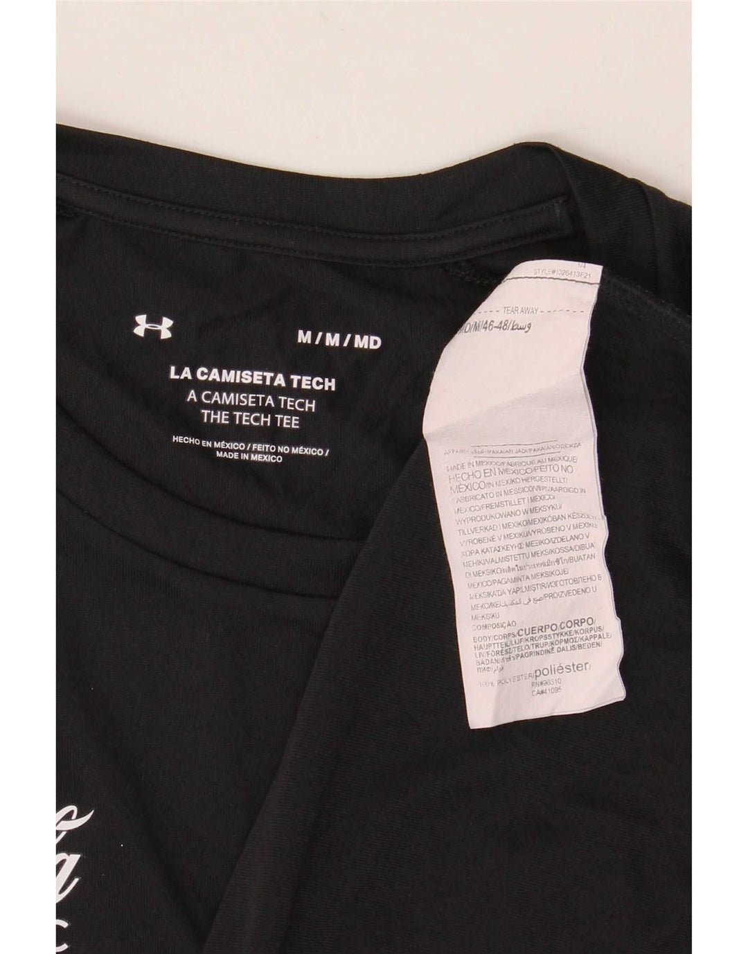 Ανδρικό γραφικό μπλουζάκι Under Armour Top Medium Μαύρο Πολυεστέρας