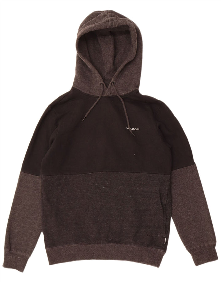 Ανδρικά κουκούλα Volcom Small Black Colourblock Βαμβακερά