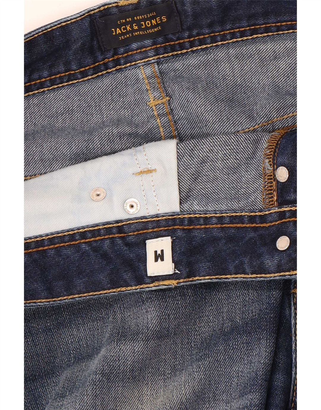 Jack & Jones Ανδρικό τζιν σορτς κανονικής εφαρμογής Medium W32 Blue