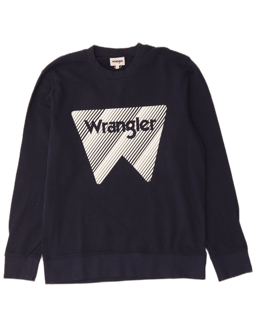 Ανδρικό γραφικό φούτερ Wrangler Jumper Medium Navy Blue βαμβακερό
