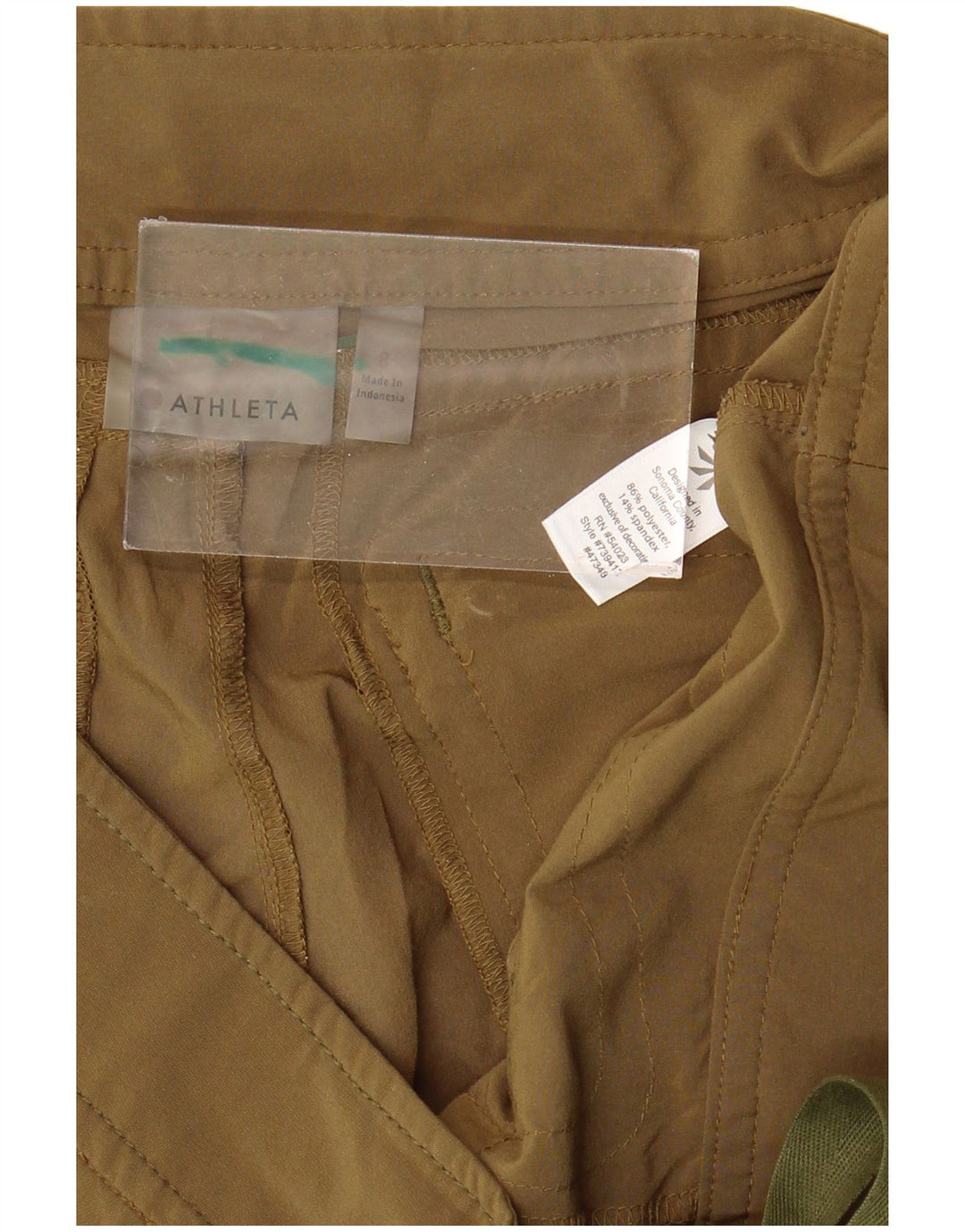 ATHLETA Γυναικείο Σορτς Cargo US 8 Medium W34 Khaki Polyester