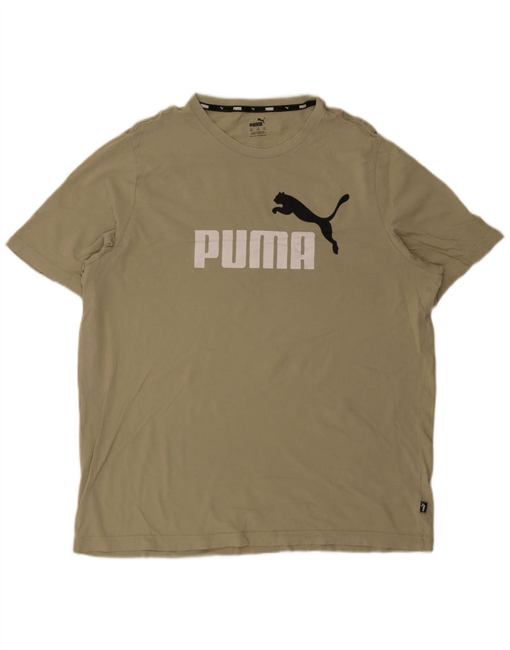 Ανδρικό γραφικό T-Shirt Puma Top 2XL Khaki