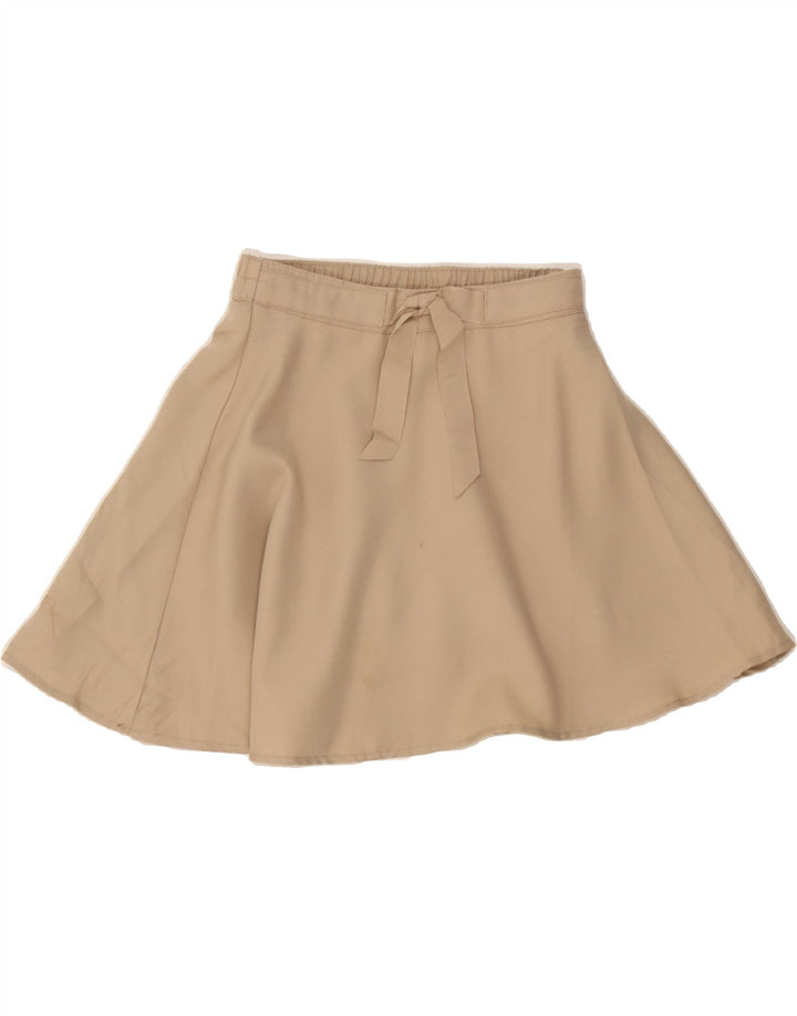 IZOD Girls A-Line Skirt 7-8 Years W24  Beige Polyester Vintage Izod and Second-Hand Izod from Messina Hembry 