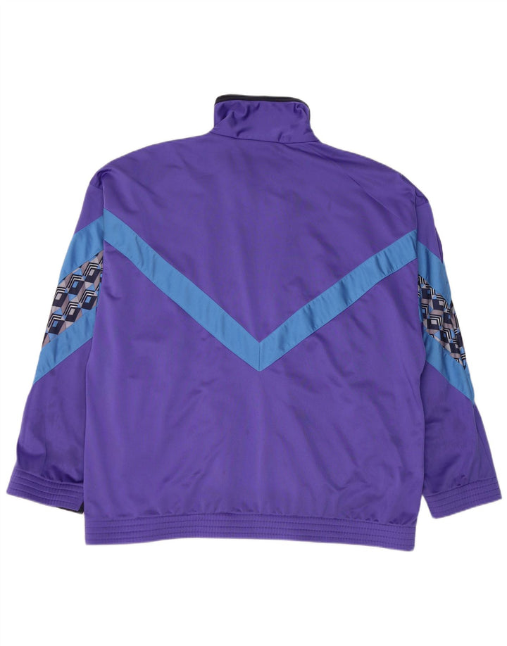 Ανδρική φόρμα Lotto Top Jacket XL Purple Colourblock