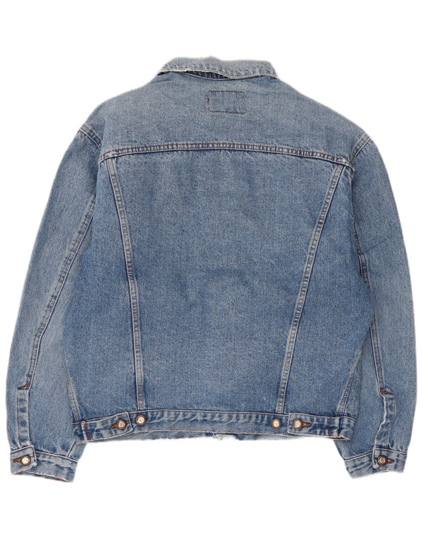 Vintage Ανδρικό Τζιν Μπουφάν UK 38 Medium Blue