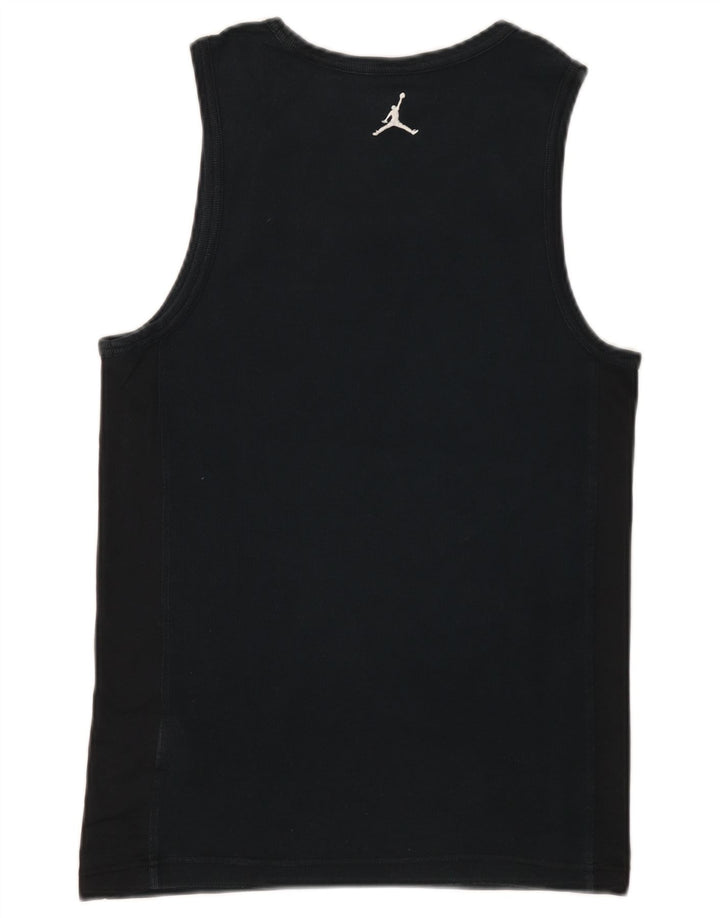 Jordan Ανδρικό γιλέκο Dri Fit Top Μικρό μαύρο βαμβακερό