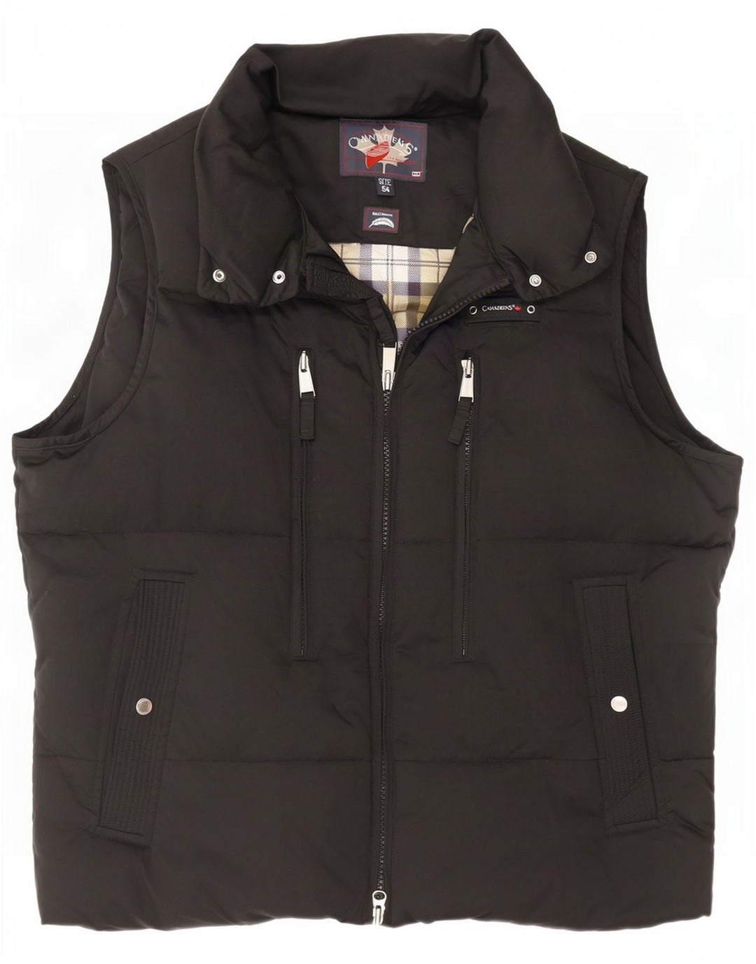 Canadiens Mens Padded Gilet IT 54 2XL Μαύρο