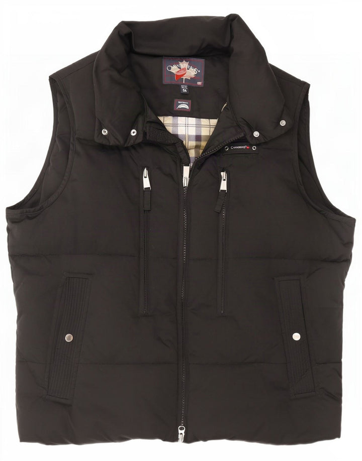 Canadiens Mens Padded Gilet IT 54 2XL Μαύρο