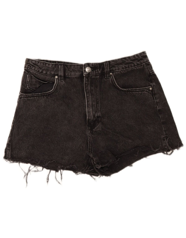 Zara Γυναικείο τζιν σορτς EU 40 Medium W30 μαύρο βαμβακερό