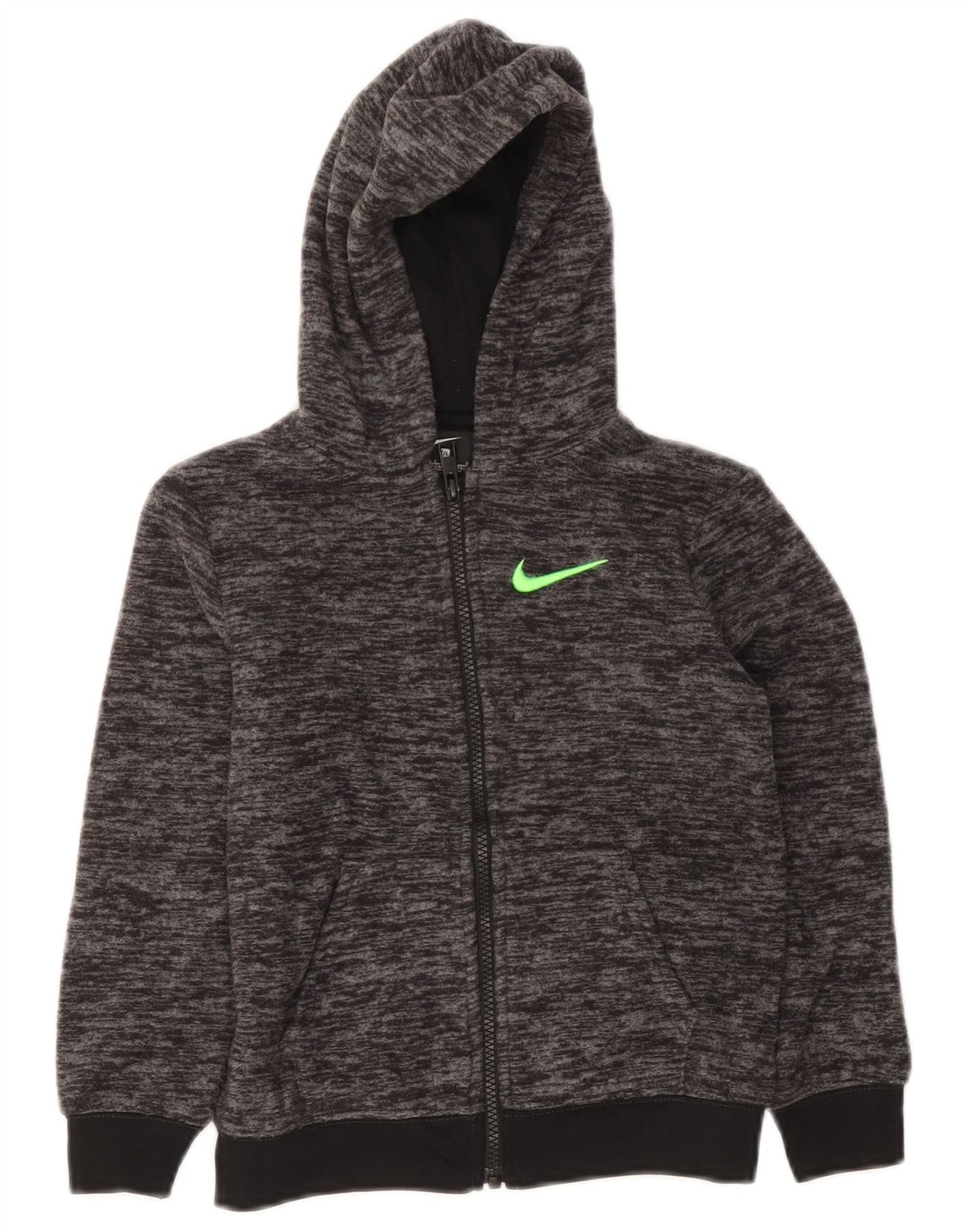 Πουλόβερ Nike Boys με φερμουάρ με κουκούλα 6-7 ετών σε μεγάλο γκρι φλιτζάνι