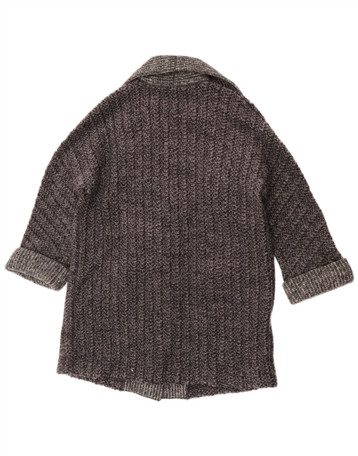 Paul Costelloe Γυναικείο Πανωφόρι UK 16 Large Grey Colourblock μαλλί