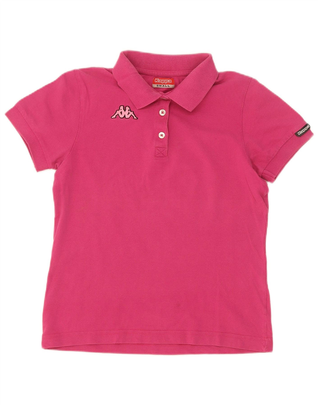 Kappa γυναικείο μπλουζάκι πόλο UK 10 Small Pink