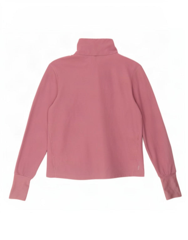 Adidas γυναικεία φόρμα πουλόβερ με φερμουάρ Aeroready Top UK 4/6 XS Pink